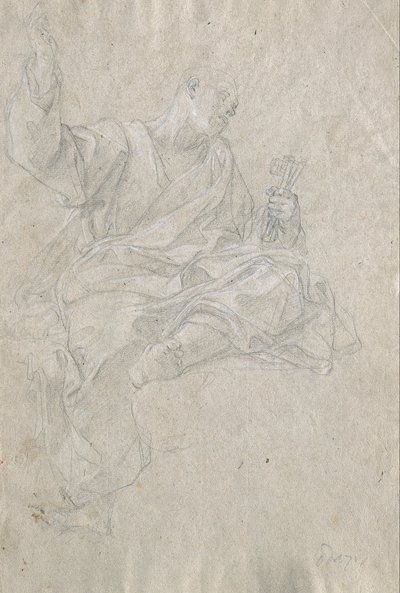 Estudio para el apóstol Pedro de Giovanni Odazzi