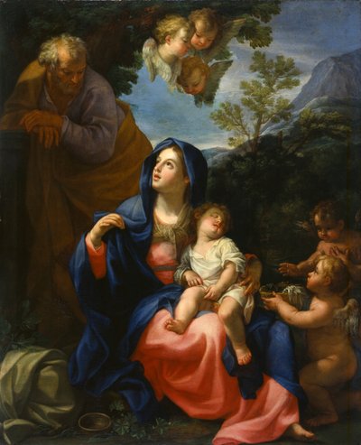 El descanso en la huida a Egipto, c.1720-30 de Giovanni Odazzi