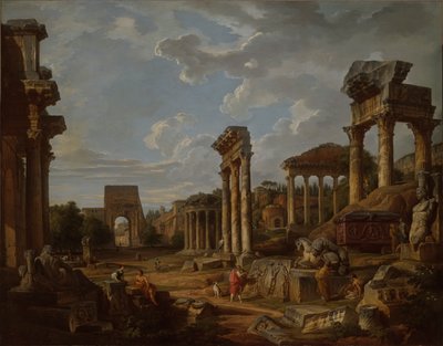 Un Capricho del Foro Romano de Giovanni Paolo Panini