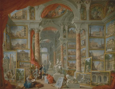 Roma Moderna, 1757 de Giovanni Paolo Panini