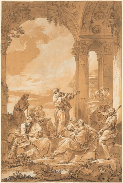 San Pablo predicando en Atenas de Giovanni Paolo Panini