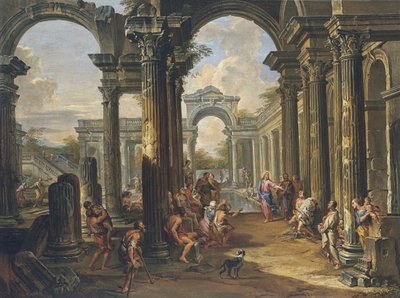 El Estanque de Betesda de Giovanni Paolo Pannini