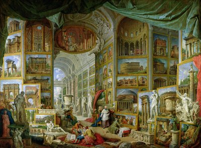 Galería de Vistas de la Antigua Roma de Giovanni Paolo Pannini