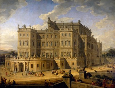 Vista del Castillo de Rivoli de Giovanni Paolo Pannini