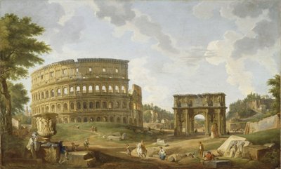 Vista del Coliseo, 1747 de Giovanni Paolo Pannini