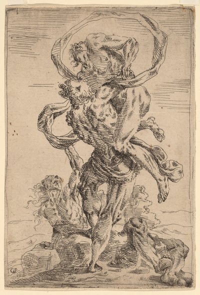 Hércules y Anteo de Giovanni Pietro Possenti