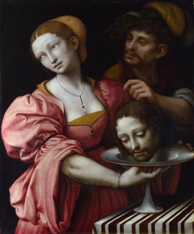 Giampietrino (1ª mitad del s. XVI) Salomé Óleo sobre madera ca. 1510-1520 National Gallery, Londres 68,6x57,2 de Giovanni Pietro Rizzoli Giampietrino