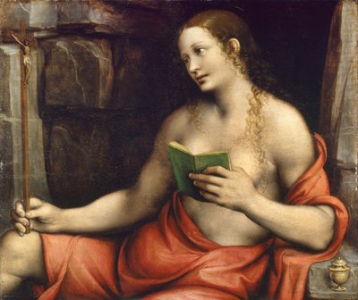 Santa María Magdalena penitente, c.1520 (óleo sobre tabla) de Giovanni Pietro Rizzoli Giampietrino