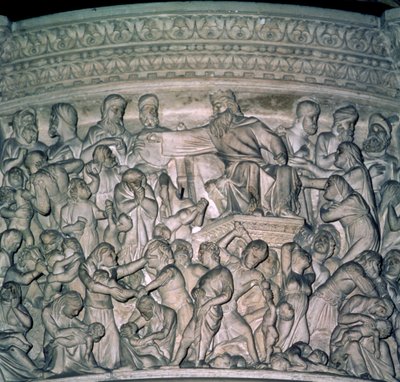 Detalle del Púlpito de Giovanni Pisano