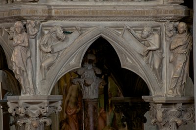 El púlpito en la Iglesia de Sant