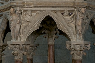El púlpito en la iglesia de Sant