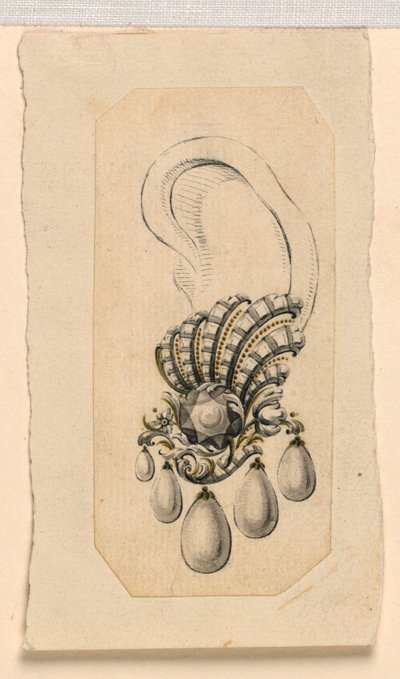 Diseño para un pendiente de Giovanni Sebastiano Meyandi