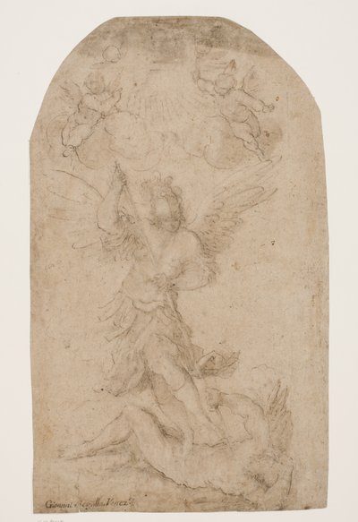 El arcángel Miguel venciendo al diablo de Giovanni Segala