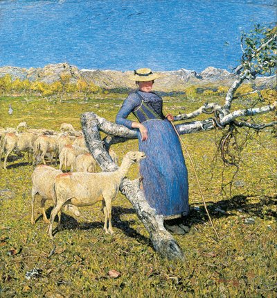 Tarde en los Alpes de Giovanni Segantini