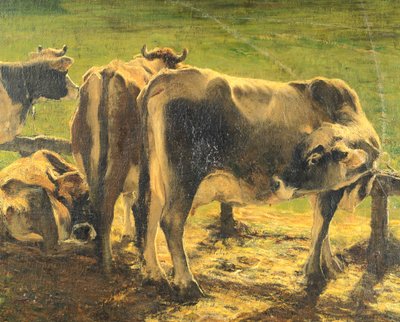 En el poste de Giovanni Segantini