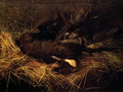 Gamuza muerta de Giovanni Segantini