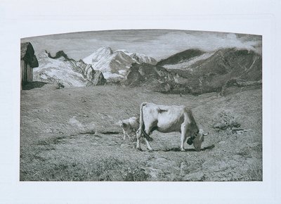 pasto de primavera de Giovanni Segantini
