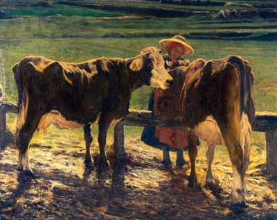 Pastoreo de Giovanni Segantini