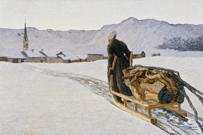 Regreso del bosque de Giovanni Segantini