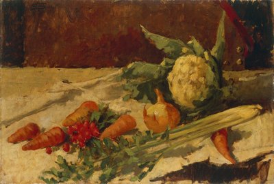 Naturaleza Muerta con Zanahorias de Giovanni Segantini
