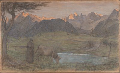 Estudio para "La Vita de Giovanni Segantini