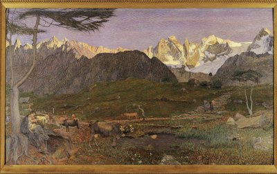 Suiza, Saint Moritz, Tríptico Alpino Vida de Giovanni Segantini