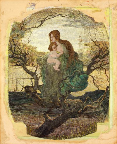 El ángel de la vida de Giovanni Segantini