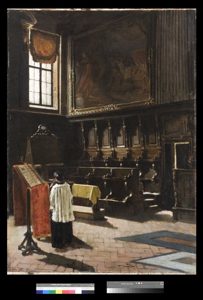 El coro de la iglesia de Sant