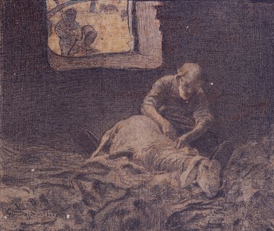 El esquilador de ovejas de Giovanni Segantini