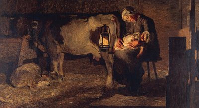Dos madres de Giovanni Segantini