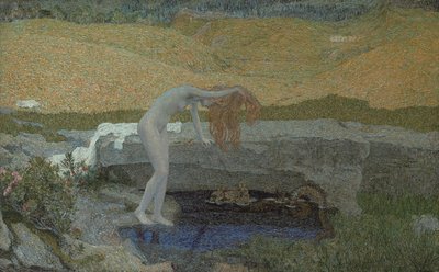 Vanidad La Vanità, 1897 de Giovanni Segantini