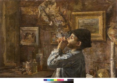 Yo también soy pintor o Diletante o El estudio del pintor de Giovanni Sottocornola