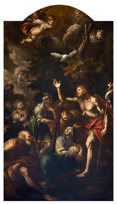 La Predicación de San Juan Bautista (Predication of John the Baptist) Pintura de Giovanni Stefano Doneda dit Il Montalto (1611-1689) 1666 Colección particular de Giovanni Stefano (1608 89) Danedi