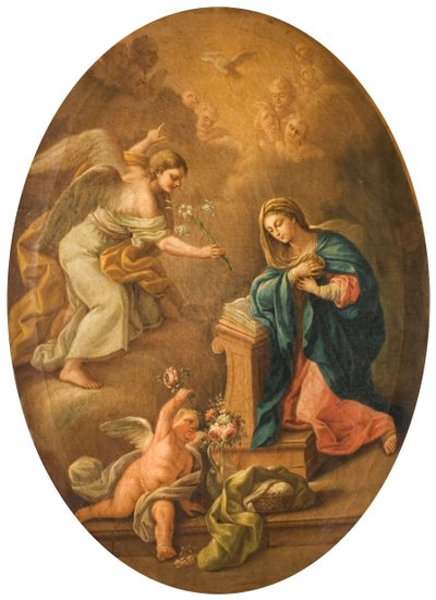 La Anunciación, 1720 de Giovanni Stefano Robatto