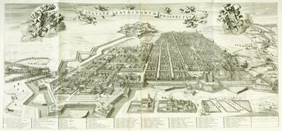 Vista de Turín, 1672 de Giovanni Tommaso Borgonio