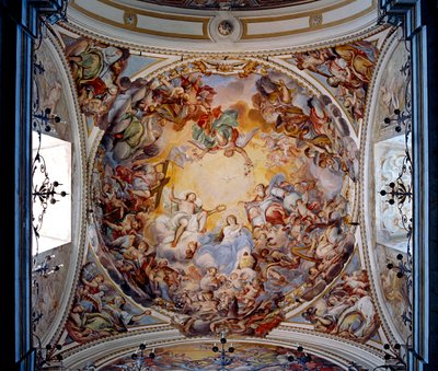 Coronación de la Virgen, 1725 de Giovanni Tuccari