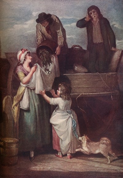 Gritos de Londres: Guisantes recién recogidos, 1795, 1917 de Giovanni Vendramini