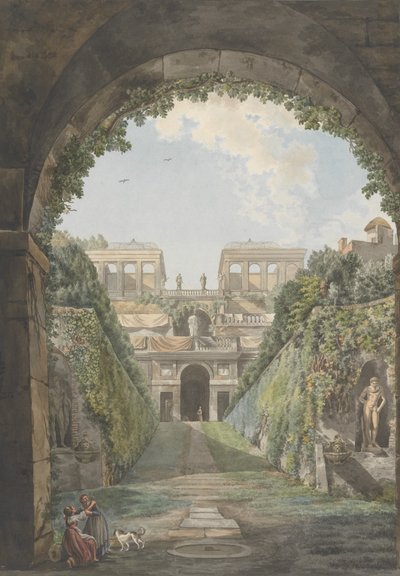 Villa Farnese, ca. 1780 de Giovanni Volpato, Louis Ducros