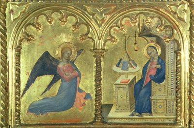 La Anunciación (detalle) de Giovanni da Milano