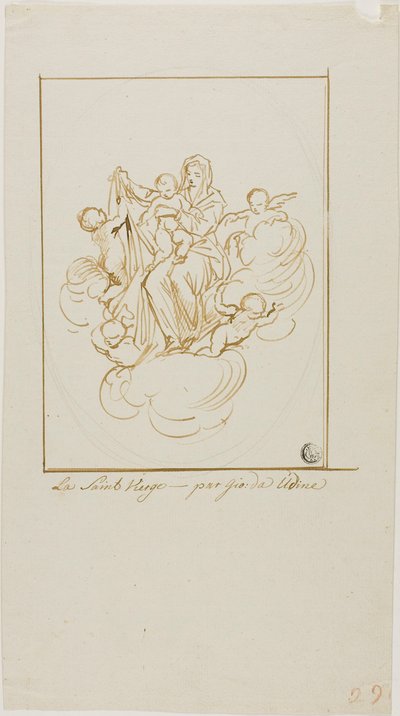 La Virgen Santa de Giovanni da Udine