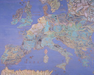 Mapa de Europa del Siglo XVI, de la 
