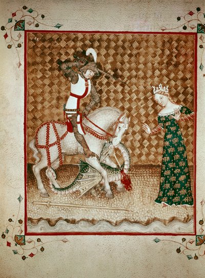 San Jorge matando al Dragón de Giovanni di Benedetto da Como
