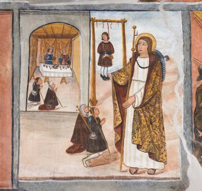 El Milagro de Santiago en Santo Domingo de la Calzada de Giovanni di Cherasco Botoneri