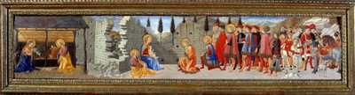 Natividad y adoración de los Magos de Giovanni di Francesco del Cervelliera