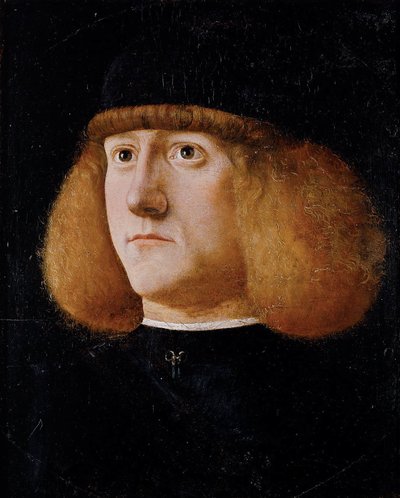 Alemán: Bildnis eines jungen Mannes Retrato de un hombre joven de Giovanni di Niccolo Mansueti