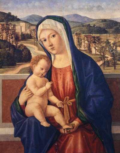 Virgen con el Niño (pintura) de Giovanni di Niccolo Mansueti