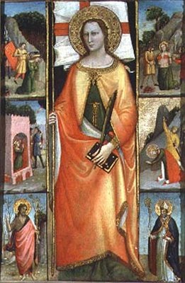 Santa Reparata, con Escenas de Martirio y SS. Juan Bautista y Nicolás de Giovanni di Niccolo del Biondo