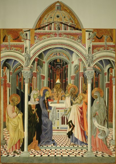 Presentación de Jesús en el templo de Giovanni di Paolo
