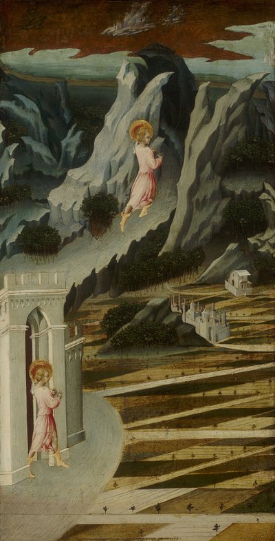 San Juan Bautista entrando en el desierto de Giovanni di Paolo
