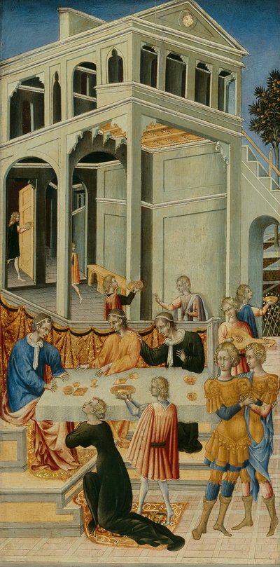 Salomé pide a Herodes la cabeza de San Juan Bautista de Giovanni di Paolo